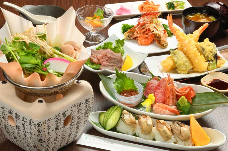 東松島の美味しい食材の豪華プラン